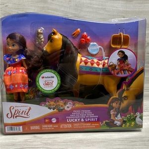 Dreamworks Spirit & Lucky's Picnic, Lucky 7 In Doll, Spirit Horse (8 in)